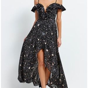 PacSun Selfie Leslie Celeste Star Print Maxi Dress